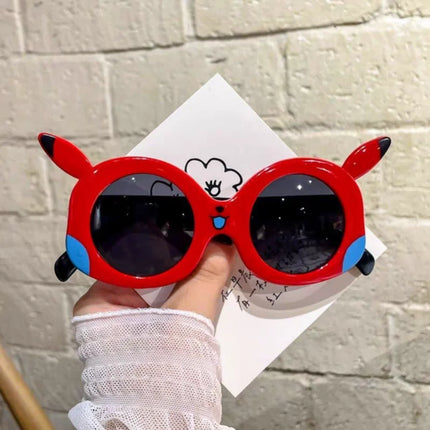 Kawaii Pokemon Pikachu Anti Glare Goggles Cartoon Vacation Travel Outdoor Sun Protection Glasses Student Sunglasses Girls Gifts