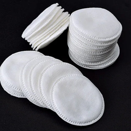 Disposable 100PCS Cosmetic Wipes Nail Art Cleaning Round Pads Soft Daily Supplies Facial Cotton Makeup Remover Tool