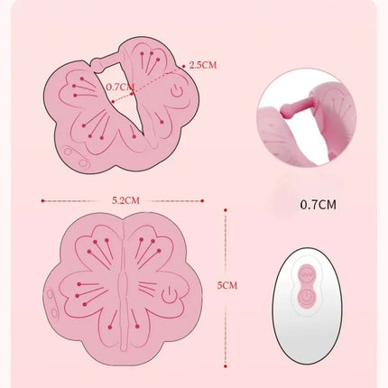 New Wireless Nipple Clamps Training Vibrator Breast Massager Invisible Masturbator Women's Sexy Accessories Hot Adult Sex Toys