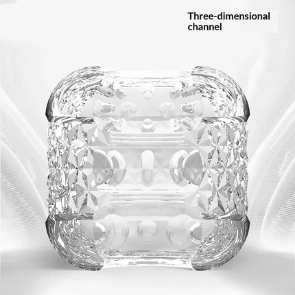 1Pcs Male Pocket Stroker Cup Portable Soft Silicone Masturbator With Inner Nipple Granule Texture Discreet Personal Pleasure Toy