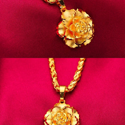 Women's 18K Gold Fish Necklace, AU750 Fashionable Stamen Pendant, Gift for Female Friends.