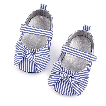 Baby Girl Princess Shoes Soft PU Classical Bowknot Beautiful and Cute for Newborn Girl Spring and Summer Prewalking 2023 Fashion