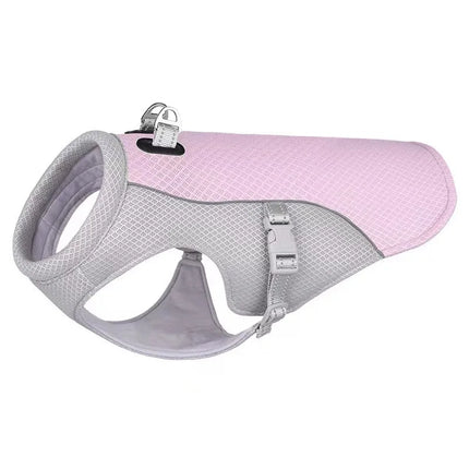 Summer Cooling Vest Harness Reflective Quick Release Hot Pet Clothes Cool Jacket For Small Medium Large Dog Accessories