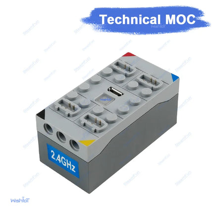 Rechargeable Lithium Battery Box Multi Function Speed Adjust Control Power Up Car Train Motor MOC Legoeds Technical Bricks Toys