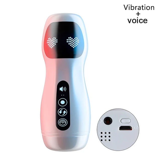 Automatic Male Masturbator Cup Sucking Vibration Blowjob Real Vagina Pocket Pussy Penis Oral Sex Machine Adults Toys For Man 18+