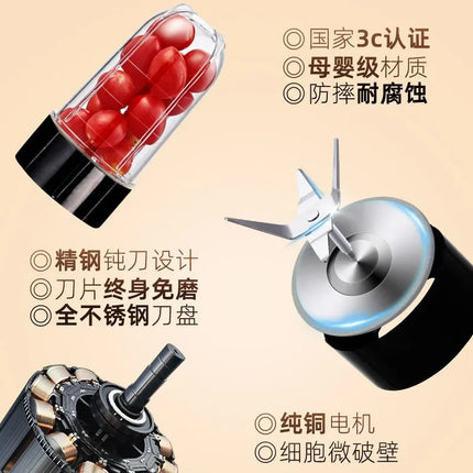 [New]Food Processor Household Small Multi-function Juicer Mini Wall Breaker Food Blender Liquid Food Processor