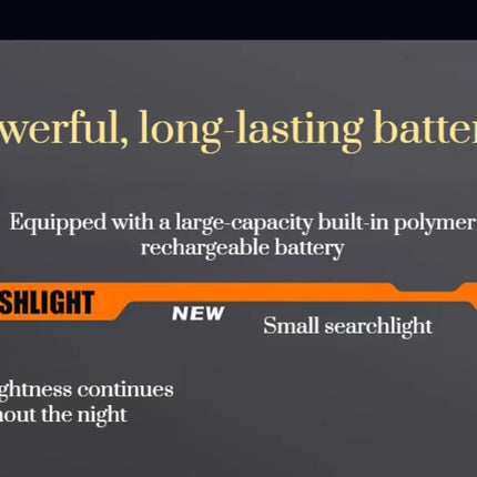 1200MAH Rechargeable Pocket Flashlight Portable Side COB Torch with Clip Tail Magnet Light 7 modes Outdoor Camping Lantern Send