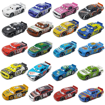 All Style Pixar Cars Metal Diecast Cars Model Lightning McQueen Alloy Car Number 4.19.28.36.51 101 Racing Series Toy