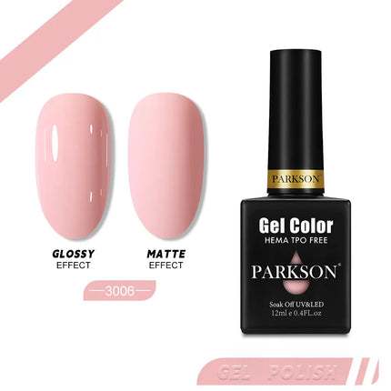 Parkson 12ml Nail Gel Polish TPO HEMA Free Glitter Semi Permanent Soak Off UV LED Long Wear Ultra Diamond Top Coat Varnish