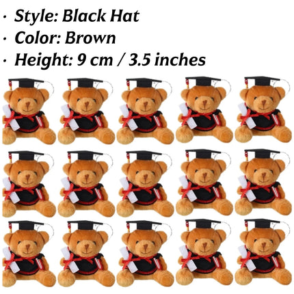 Graduation Bear Plush Gift Bulk 2026 Bear Stuffed Animal with Cards Graduation Cap Class of 2026 Presents for Kindergarten Eleme