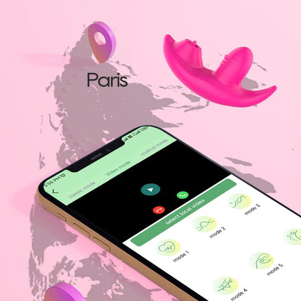 APP Control G Spot Wearable Panty Vibrators Silicone Clitoral Vagina Stimulator Adult Sex Toys with 9 Vibrating Modes for Women