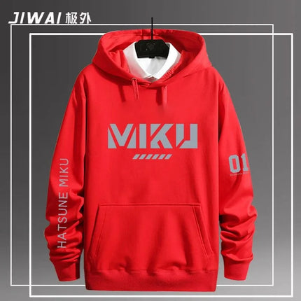 Hatsune Miku New Functional Series Sweater Set Hatsune Miku Peripheral Clothes Male and Female Couples Fleece Hooded Jacket Gift