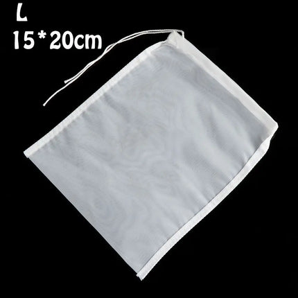 1PC 200mesh Reusable Food Special Cooking Colander Cheese cloth Nut Milk Bag Nylon Fine Mesh Coffee Filter