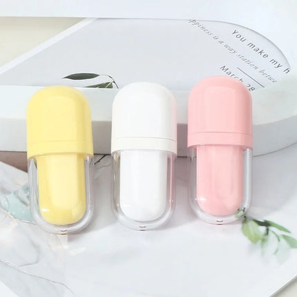 10/30/50pcs Empty 3ml Cute Multi-color Oval Ice Cream Lip Gloss Tubes Empty Liquid Lipstick/Lip Oil Bottle Cosmetic Container