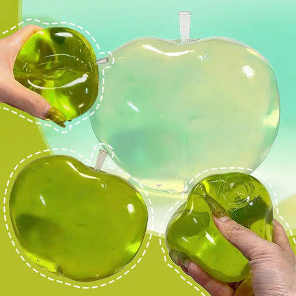 Green Apple Squeezing Fun Relieving Anger Plastic Slow Rebound Squeezing Toy Slow Rebound Stress Relieving Toy