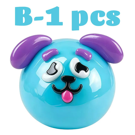 Hot NEW Smushers Squishy, Curiosities Dog Face Swap Squishy Toy, Soft Moldable Cute Slow Rise Squeeze Toy, Relaxing Sensory