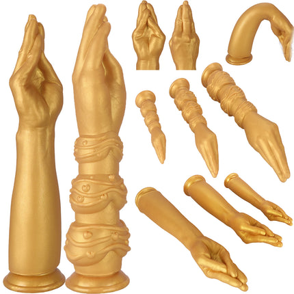 New Strong suction cup Hand Buttock Anal Plug Large Silicone Long Fist Vaginal Dilator Big Fist Anal Plug Gay And Lesbian SexToy