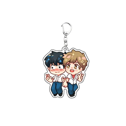 Go For It Nakamura Kun Acrylic Keychain Okuto Nakamura Blushing Cute Chibi Anime Bag Pendant Schoolbag Jewelry Keyring Gift