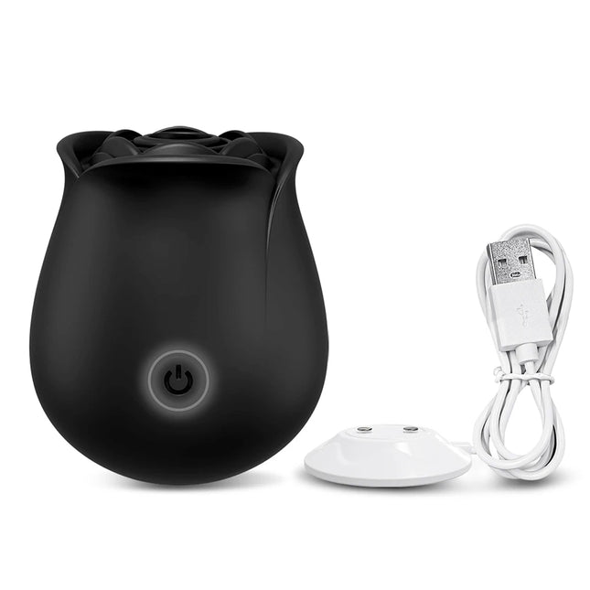 Clitoral Sucking Vibrator Rose Sex Toy with 10 Suction Modes Nipple Oral Sex Clit Stimulator Adult Sex Toys for Women Couples