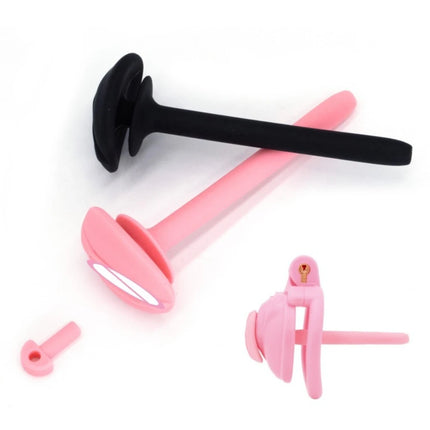 Soft Catheter Chastity Cage Accessories Male CB Lock Silicone Urine Plug Disassembly SM Pseudo Female Lock Sex Toys
