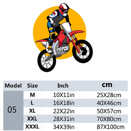 Motocross Dirt Bike Wall Decal Boys Bedroom Playroom Home Decoration Motorbike Extreme Sport Art Window Sticker Mural