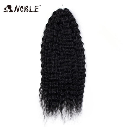 Noble 24Inch 300g Crochet Hair Curl Hair Water Wave Ombre Blonde Twist Crochet Hair Braid Hair Deep Wave Braiding Hair Extension
