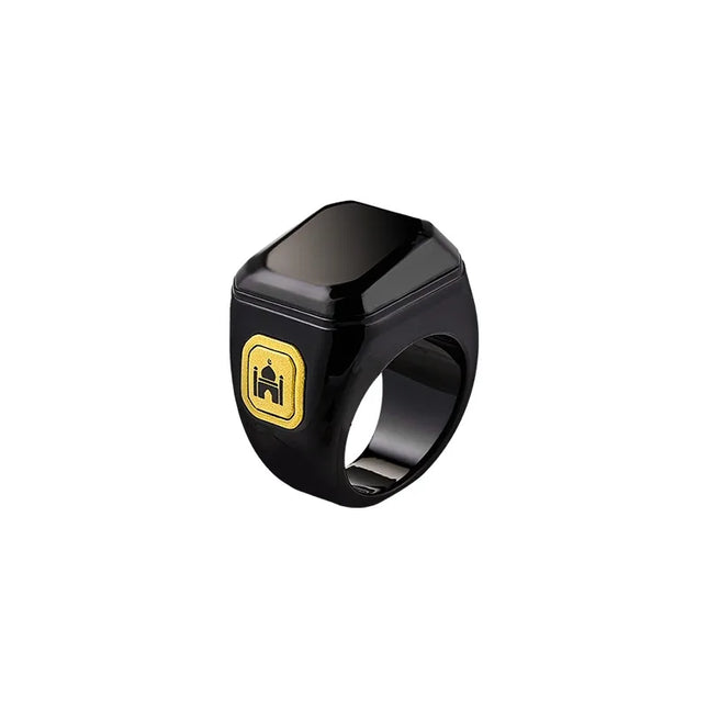 Smart Zikr Ring Praise Tasbih Tally Electronic Digital Counter for Muslims Prayer Time Vibration Reminder Waterproof