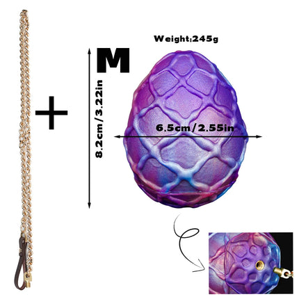 New Large Egg Type Anal Plug With Chain Couple Masturbation Traction  Anal Plugs Oviposition Trainer Lay-Eggs BDSM Adult Sex Toy