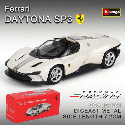 Bburago1:64 Ferrari SP3 458 599 ENZO F12 Model Small Collection Car Alloy Model Toy Gift Scene Decoration Classic and Exquisite
