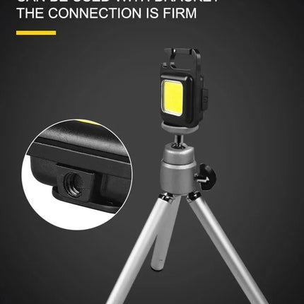3LED Strong Light Flashlight Rechargeable Multi functional for Long Range Portable Outdoor Home Mini Flashlight Cap Clip Light