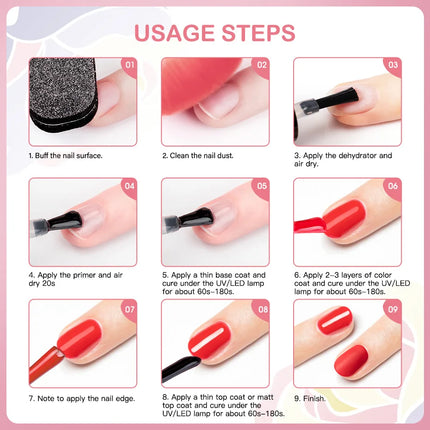 ROSALIND Shiny Gel Nail Polish Soak Off Gel Varnishes Nail Art Semi Permanent UV Glitter Nail Gel Polish Base Top Coat Enamel