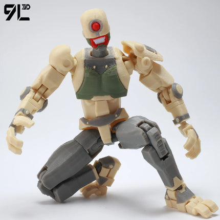 9L3D Lucky13 Dummy13 Reanimator Invinc Action Figure Toy 3D Printed Movable Doll Multi-Jointed Hero Collectible Desktop Ornament