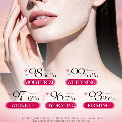 99%PDRN Bio Collagen Face Mask Shrink Pores Deep Hydrating Overnight Mask Moisturizing Refreshing Brightening Face Skin Care