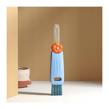 3 in 1 Cup Lid Cleaning Brush,2024 New Crevice Cleaning Brush for Bottle Gap Tight Spaces Coffee Thermos Cup Kitchen Tools