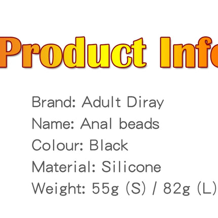 Silicone Anal Beads Pull Dilator Butt Plug Vaginal G Spot Dildo Masturbator Prostate  Massage Anus Stimulation Trainer Sex Toys
