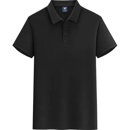 Summer 100% cotton overalls polo shirt custom company logo embroidered lapel short-sleeve T-shirt printing