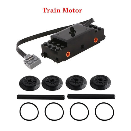 MOC Power Functions Parts Technical Servo Train Buggy M Motor 8883 Modified IR Remote Power Group Sets Lithium Battery Box 9686