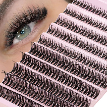 Lash Clusters 8-16mm 3D Cluster Lashes Natural Look Soft Mix Length DIY Eyelash Extension Volume Individual Lashes