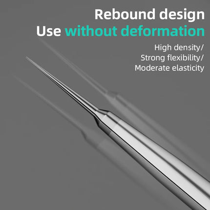 LUXIANZI 1PC Reverse Tweezers Stainless Steel Industrial Tweezers Tools Non-magnetic plastic ceramic Tip ESD Precision Forceps
