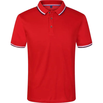 Cross Border Short Sleeved Polo From Europe Popular Summer Casual Lapel Large Size High-Quality Business Office Uniforms