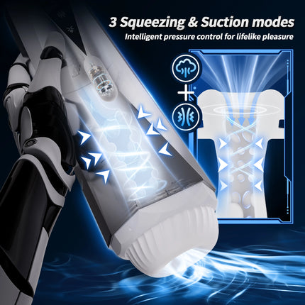 KUSHOR Automatic Male Sucking Masturbator Blowjob Machine Vibration Masturbation Cup Stroker Pocket Pussy Adult Sex Toys for Men