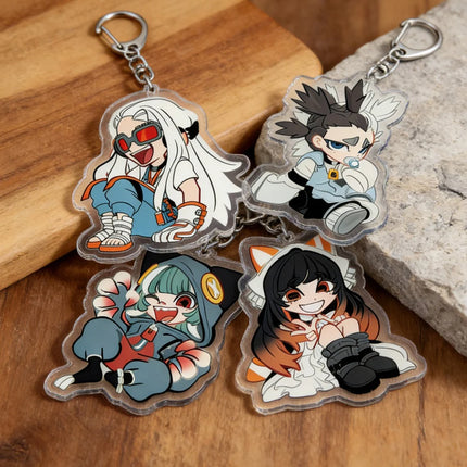GACHIAKUTA Cartoon Chibi Keychain Accessories Bag Anime Keyrings Jewelry Manga Game Fans Gifts