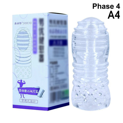 1Pc Silicone Penis Trainer Vagina Masturbation Products Man Sex Toys Men Endurance Exercise Stretcher Adult Sex Toys
