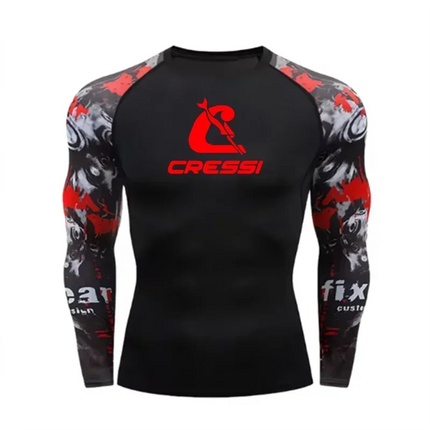 Rashguard Upf 50 Sun Protection Surf Shirt Quick Dry Breathable Swimming Tight T-shirt Summer 2023 Gym Clothes Mens Long Sleeve