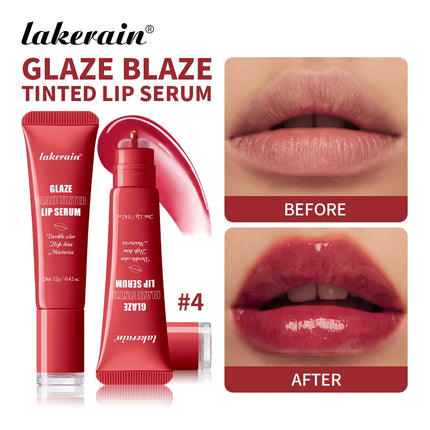 6 Colors Lip Gloss Glowy Balm Tinted Lip Moisturizer Repairing Nourishing Lip Tint Glow Liquid Lip Gel Hydrating Lips Care