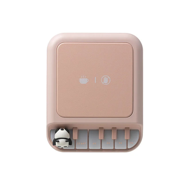 25W Electric Mug Warmer Cup Heater with 4 Gear Temperature Control Hot Plate Coaster Heating for Milk Coffee with Ambient Light