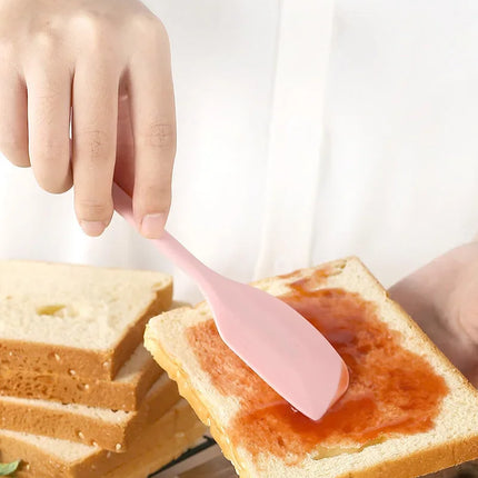New Silicone cream spatula Non-stick butter spatula Heat-resistant kitchen baking tools DIY cake baking tools Ice Cream tools