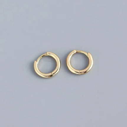 2024 New Simple Stainless Steel Small Hoop Earrings for Women Men 5mm To 15mm Round Cartilage Ear Piercing Unisex Jewelry Gift