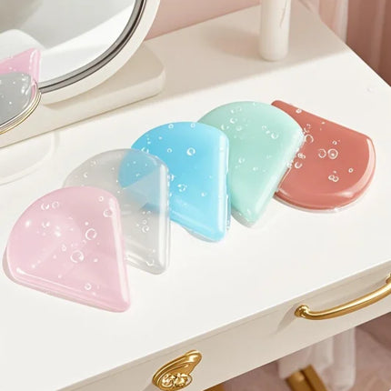1Pcs BB Cream No Powder Eating Powder Makeup Tools Triangle Soft Silicone Gel Powder Puff Sponge For Cosmetic Face Foundation