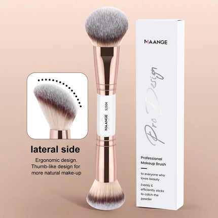 MAANGE 1pc Professional Angled Flat Makeup Brush for Foundation Powder Brush Concealer Cream Air Cushion Makeup Accessories Gift